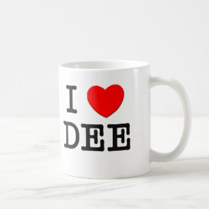 Jag älskar Dee Kaffemugg