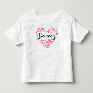 Jag älskar Delaney - hjärtan för Delaney T Shirt