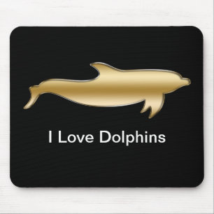 Jag älskar delfiner Mousepad Musmatta