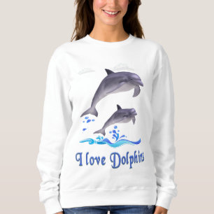 Jag älskar delfiner t shirt