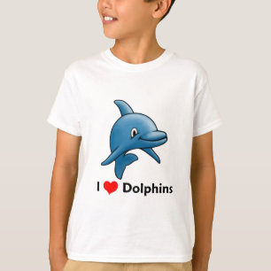 Jag älskar delfiner t shirt