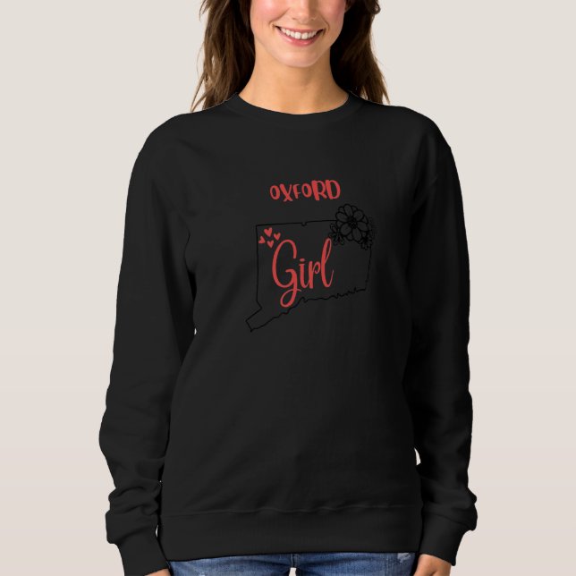 Jag älskar delstaten Connecticut Blomsterguide Oxf T Shirt (Framsida)