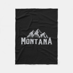 Jag älskar delstaten Montana Mitt söta hem är Call Fleecefilt