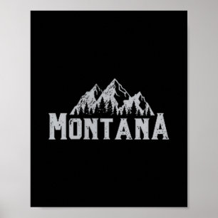 Jag älskar delstaten Montana Mitt söta hem är Call Poster