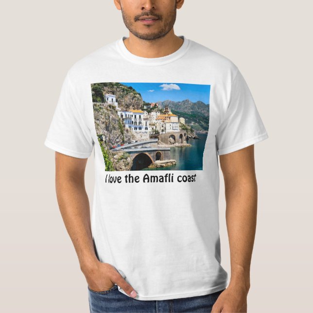 Jag älskar den Amalfi kusten T Shirt (Framsida)