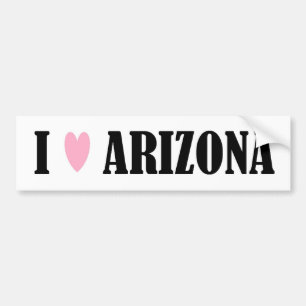JAG ÄLSKAR DEN ARIZONA BILDEKALET BILDEKAL