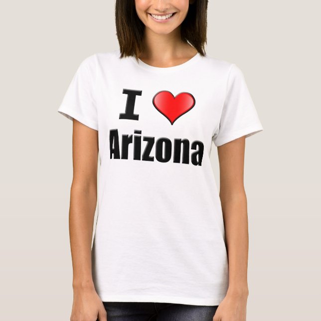 Jag älskar den Arizona T-tröja - kvinnor T Shirt (Framsida)