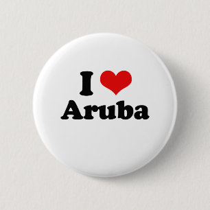 Jag älskar den Aruba tshirten Knapp