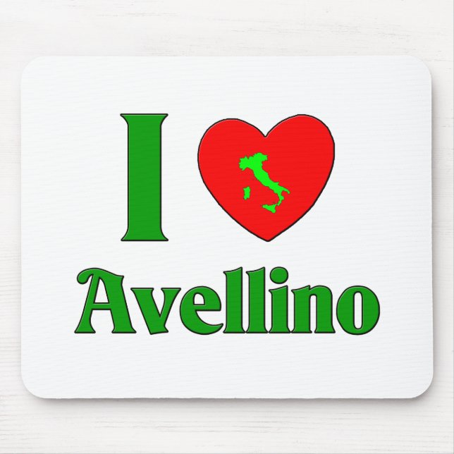 Jag älskar den Avellino italien Musmatta (Framsidan)