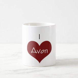 Jag älskar den Avon muggen Kaffemugg