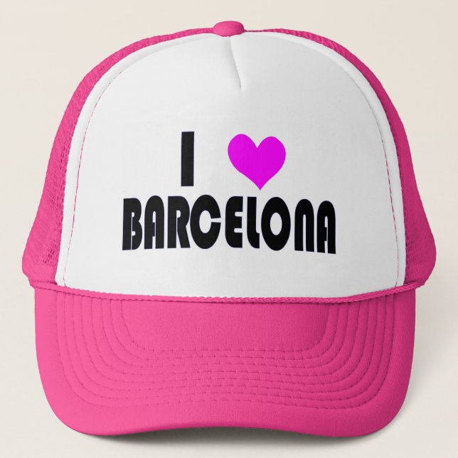 Jag älskar den Barcelona hatten Keps (Framsida)