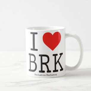 Jag älskar den Berkshire Hathaway (BRK) Kaffemugg