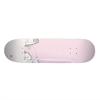 Jag älskar den Berlin skateboarden Old School Skateboard Bräda 18 Cm