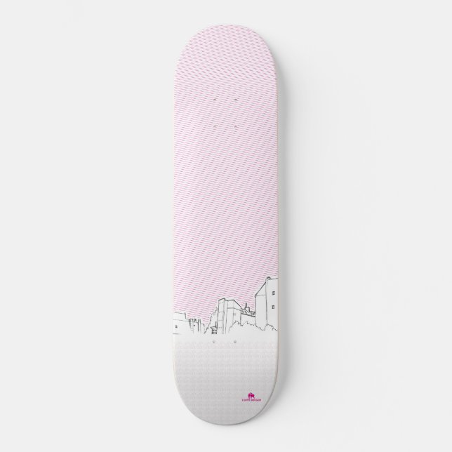Jag älskar den Berlin skateboarden Skateboard Bräda 19,5 Cm (Framsida)