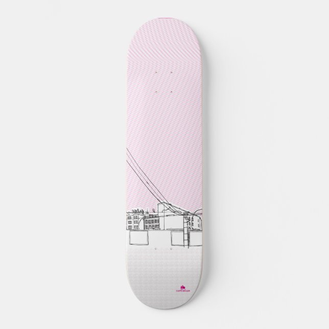 Jag älskar den Berlin skateboarden Skateboard Bräda 21,5 Cm (Framsida)