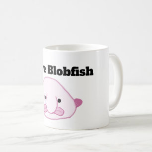 Jag älskar den Blobfish kaffemuggen Kaffemugg
