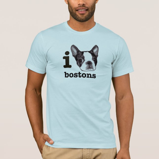 Jag älskar den Bostons T-tröja Tröja (Framsida)