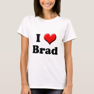 Jag älskar den Brad T-tröja T-shirt