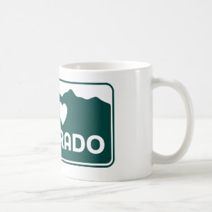 Jag älskar den Colorado muggen Kaffemugg