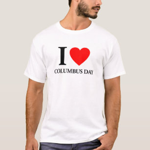 Jag älskar den Columbus dagen T-shirt