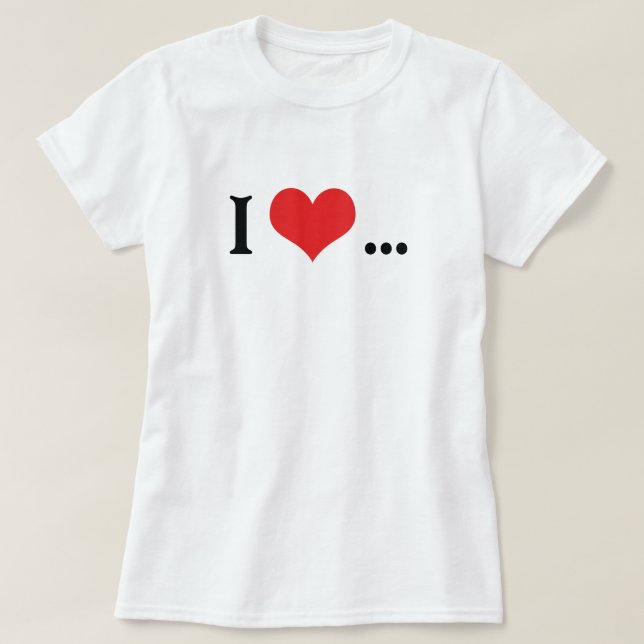Jag älskar...den dramatiska pausen tee (Design framsida)
