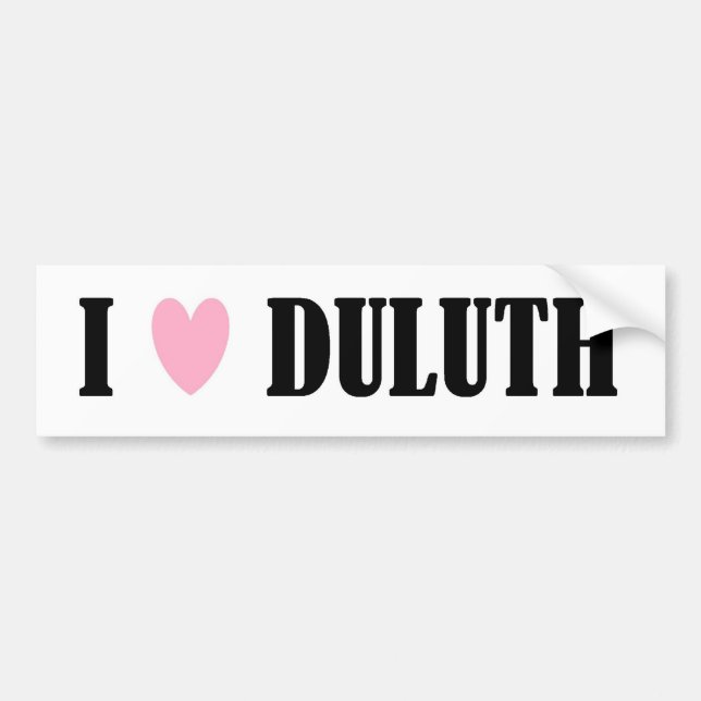 JAG ÄLSKAR DEN DULUTH BILDEKALET BILDEKAL (Framsidan)