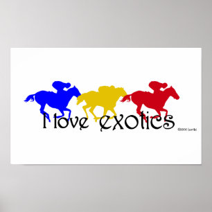 Jag älskar den Exotics affischen Poster