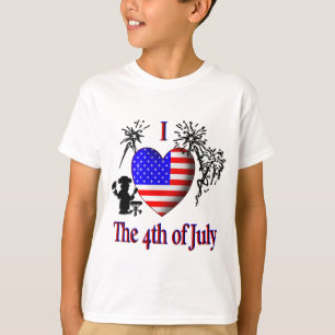 Jag älskar den fjärde juli T-Shirt