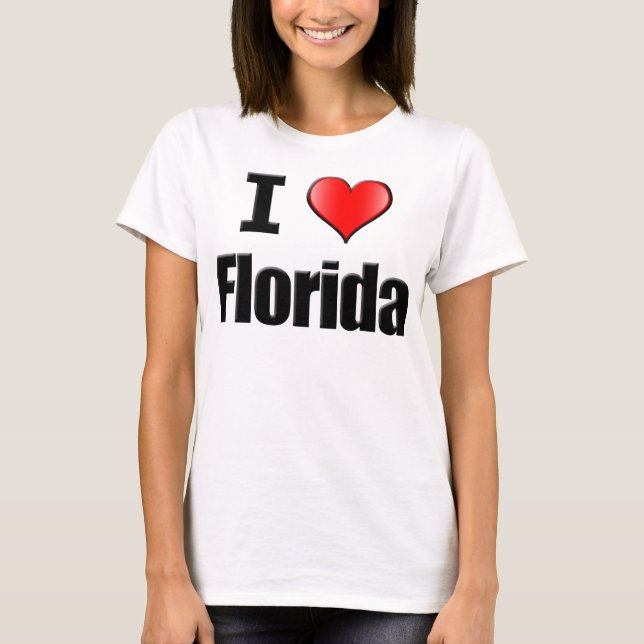 Jag älskar den Florida T-tröja - kvinnor T Shirt (Framsida)
