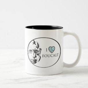Jag älskar den Foucalt muggen Två-Tonad Mugg