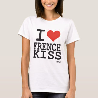 Jag älskar den franska kyssen t-shirt