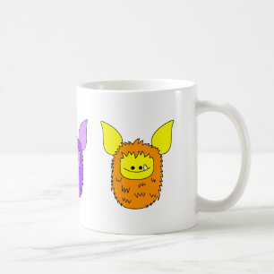 Jag älskar den Fuzzlings muggen - Trio av Kaffemugg