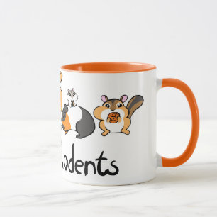 Jag älskar den gulliga tecknaden för rodents mugg