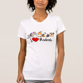 Jag älskar den gulliga tecknaden för rodents t-shirt