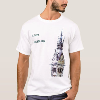 Jag älskar den Hamburg tshirten T Shirt