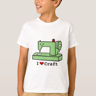 Jag älskar den HantverkKawaii symaskinen T-shirt