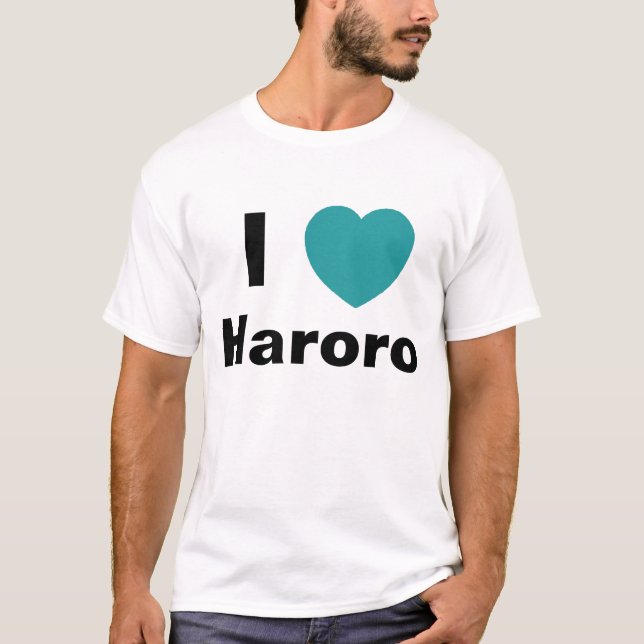 Jag älskar den HaroroT skjortan Tee (Framsida)