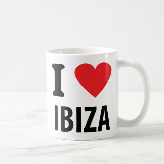Jag älskar den Ibiza symbolen Kaffemugg
