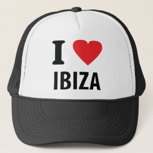 Jag älskar den Ibiza symbolen Keps