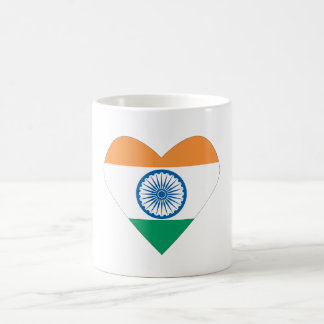 Jag älskar den Indien muggen/Indien hjärta Kaffemugg