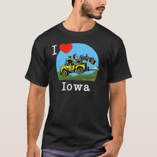 Jag älskar den Iowa landtaxin Tee Shirt