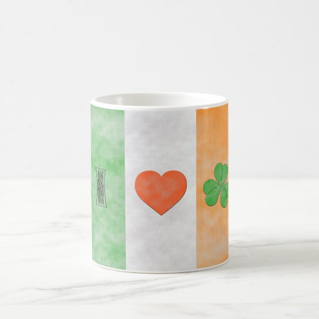 Jag älskar den irländska muggen kaffemugg (Center)