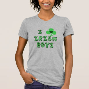 jag älskar den irländska pojket-skjortan tee shirt