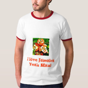 Jag älskar den Jamaica skjortan T-shirt