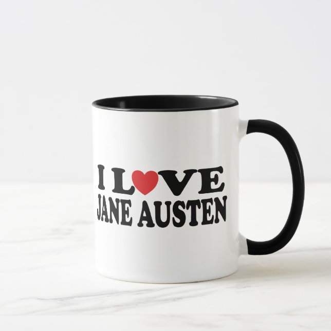 Jag älskar den Jane Austen klassikern Mugg (Höger)