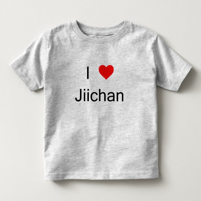 Jag älskar den Jiichan t-skjortan Tee (Framsida)