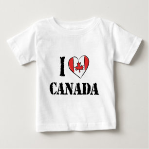 Jag älskar den Kanada T skjortababyen Shirt