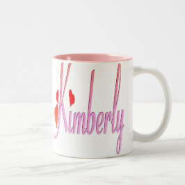 Jag älskar den Kimberly muggen Två-Tonad Mugg