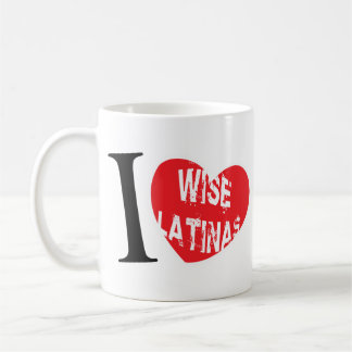 Jag älskar den kloka latina sotomayormuggen kaffemugg