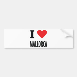 Jag älskar den mallorca symbolen bildekal